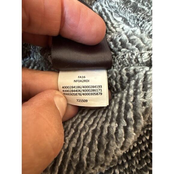 The North Face Women’s Osito Fleece Hoodie Pullover Gray XL FA16 Cozy Warm Kanga - Picture 8 of 11